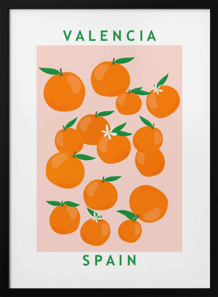 Flower Market Oranges | Poster
