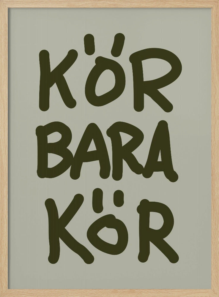 Lauf, einfach lauf | Poster - Kunstdruck