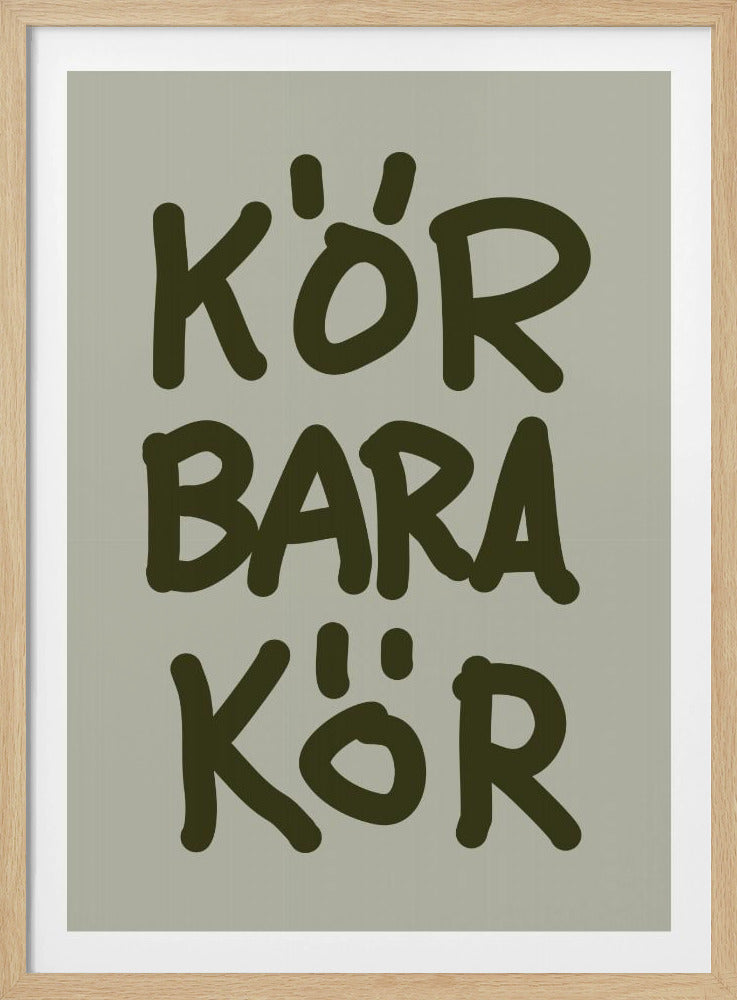 Lauf, einfach lauf | Poster - Kunstdruck