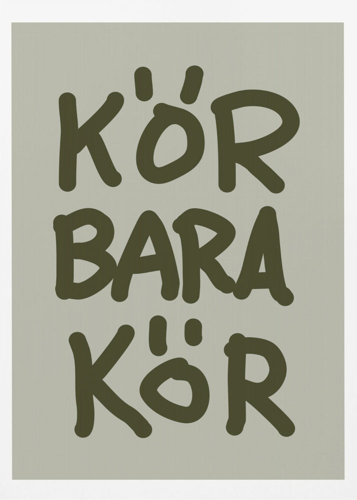 Lauf, einfach lauf | Poster - Kunstdruck