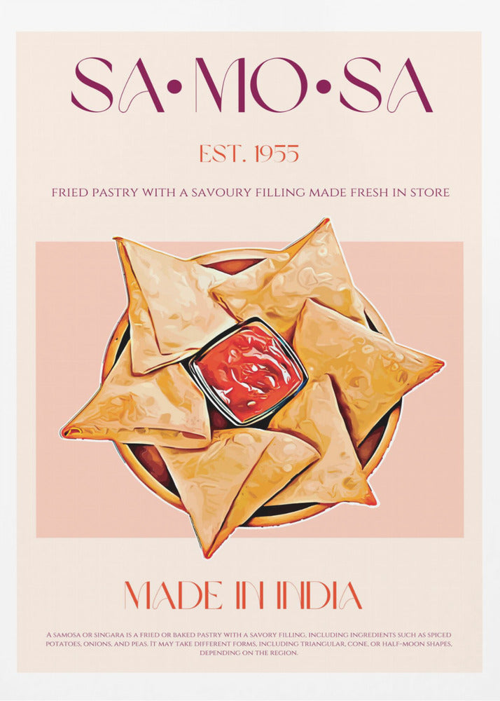 Indian Fried Samosas | Poster