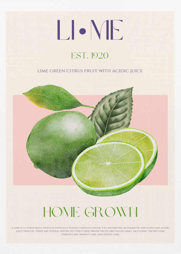 Zesty Green Delight | Poster
