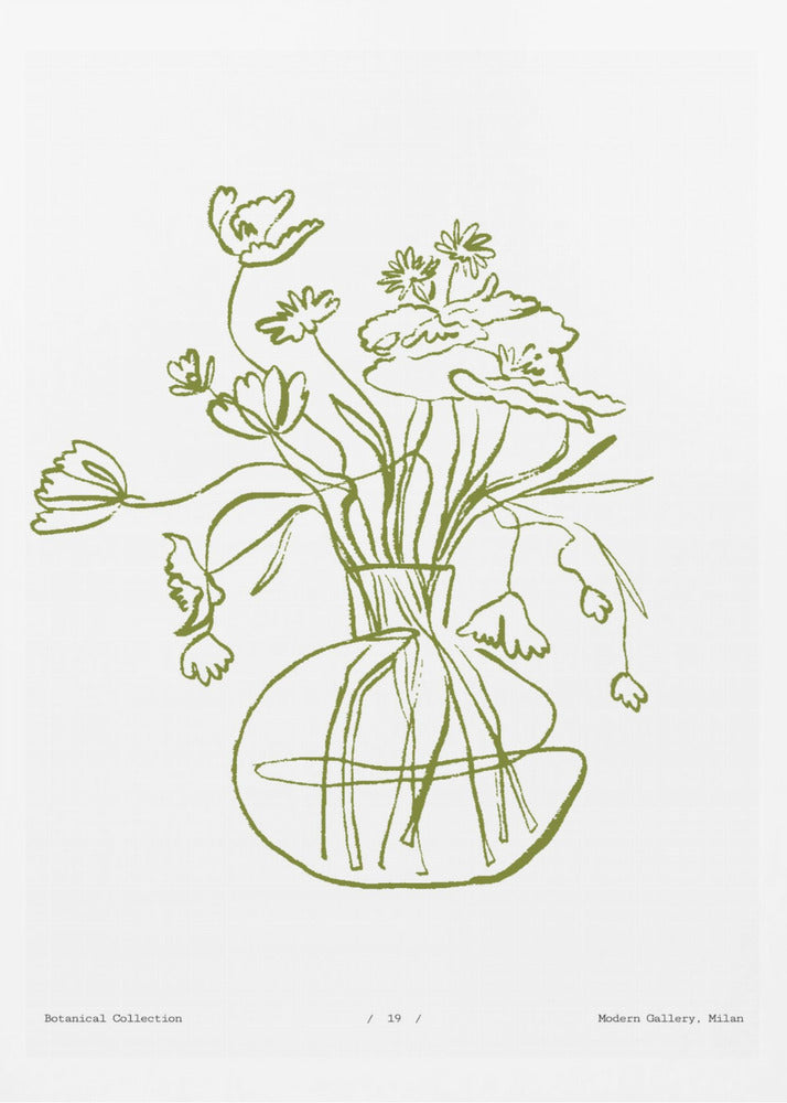 Vase of Wild Blooms | Poster