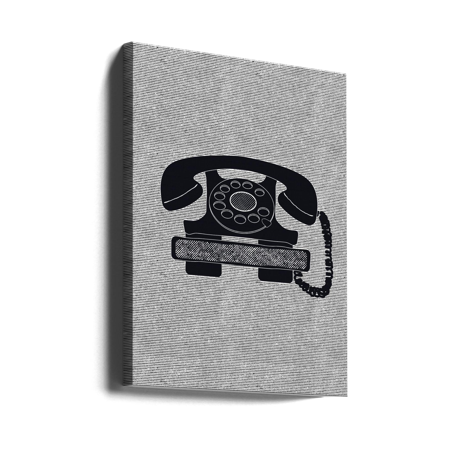 Vintage-Drehscheibentelefon | Leinwand