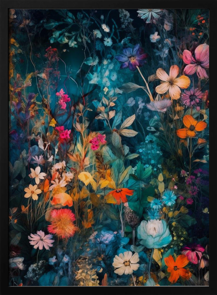 Wildflower Meadow Evergreen Flowers | Poster