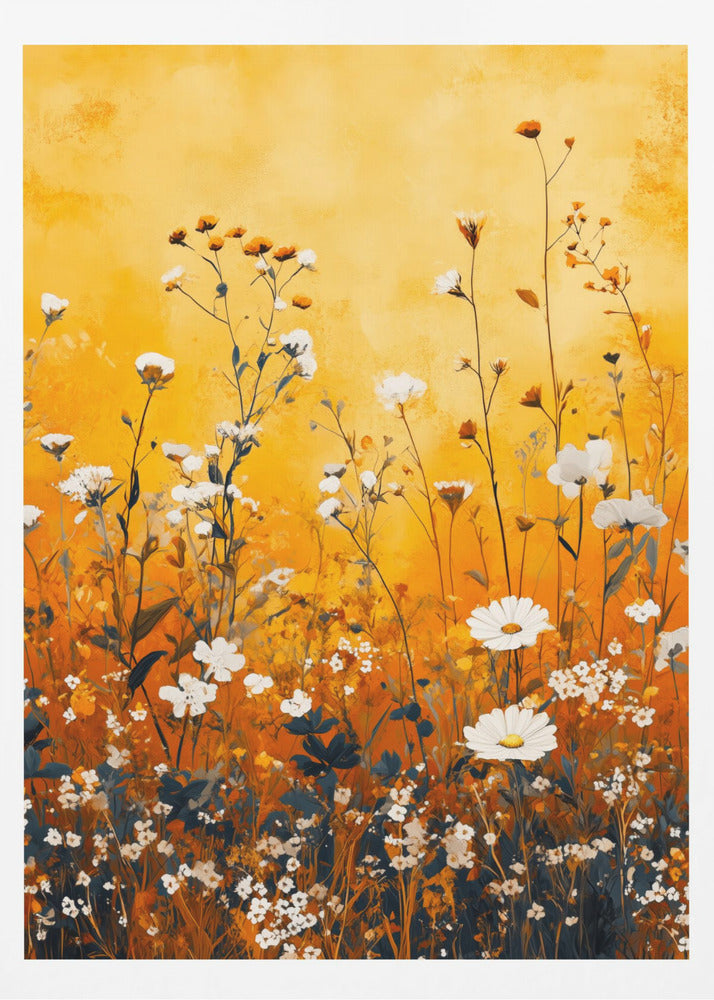 Wildflower Meadow Evergreen Flowers | Poster