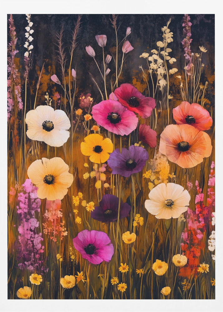 Colorful Wildflowers | Poster