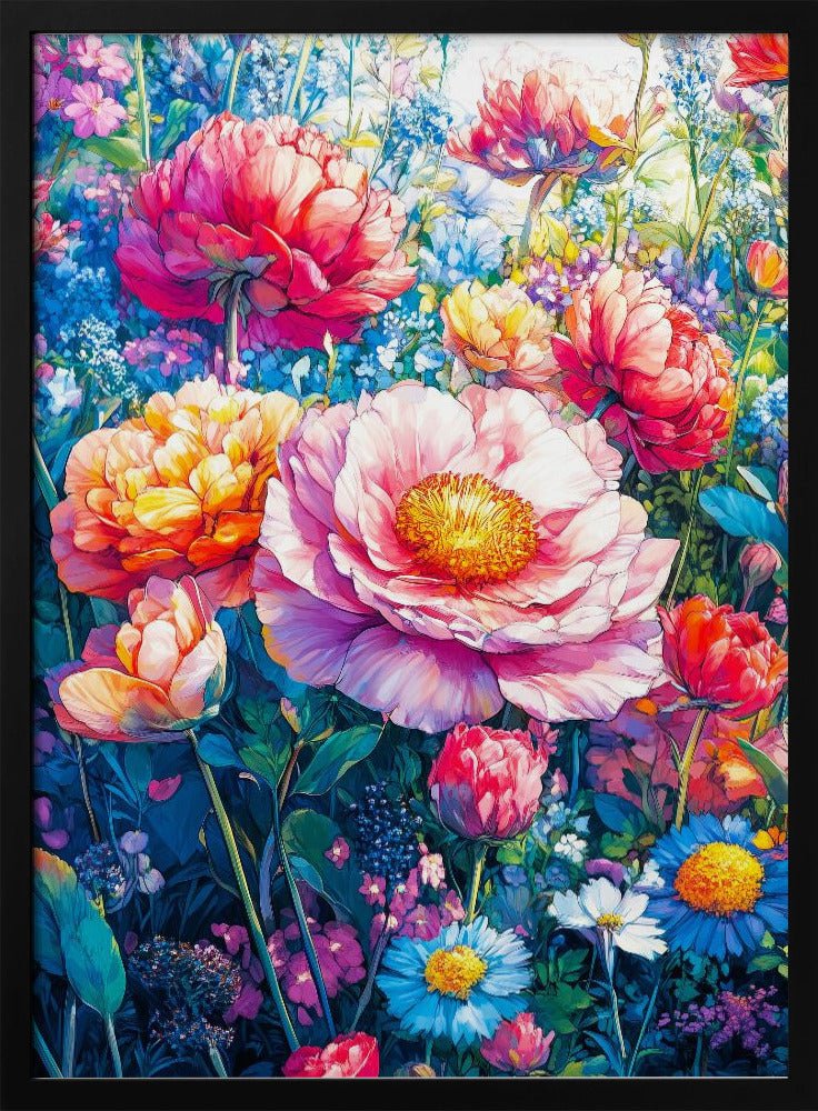 Wildflower Meadow Evergreen Flowers | Poster