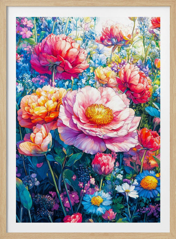 Wildflower Meadow Evergreen Flowers | Poster