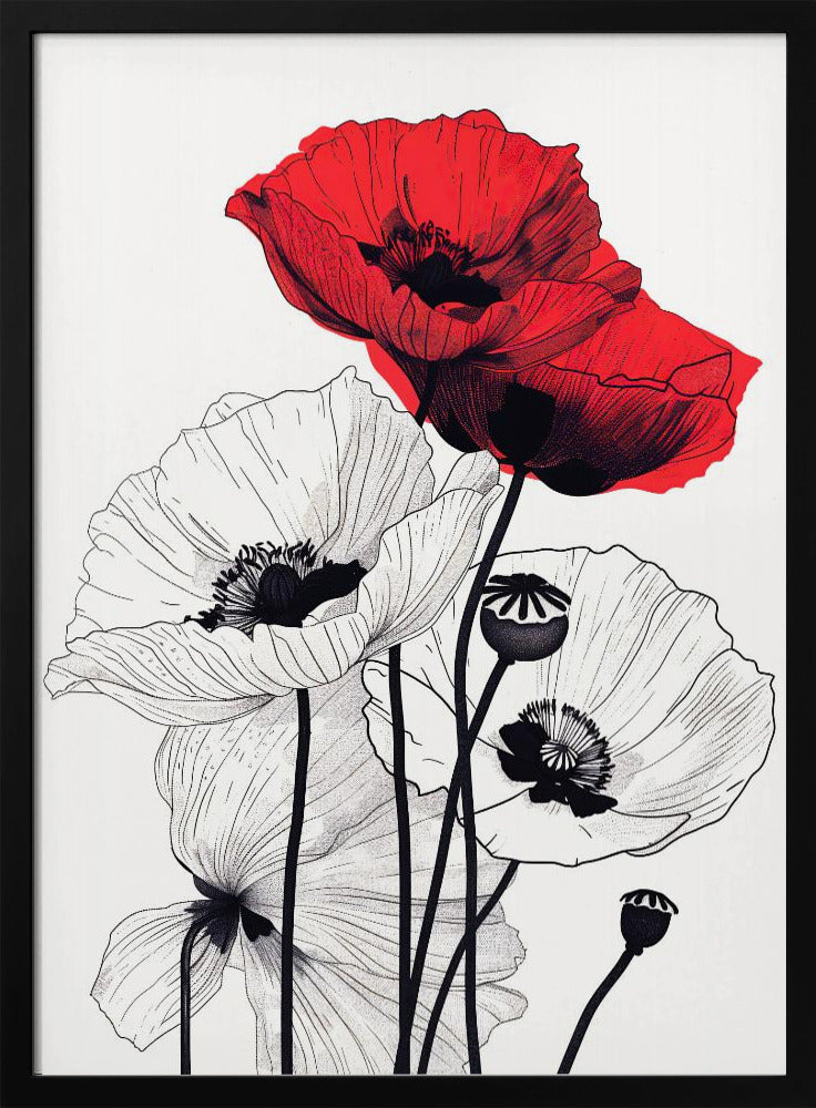 Evergreen Graphic Floral | Poster