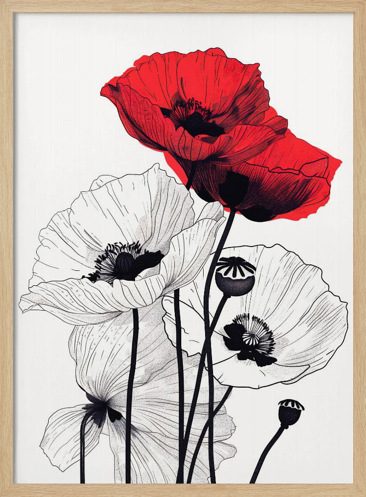 Evergreen Graphic Floral | Poster
