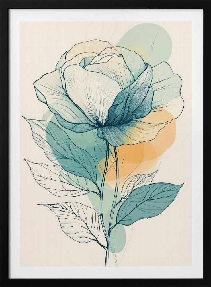 Evergreen Graphic Floral | Poster