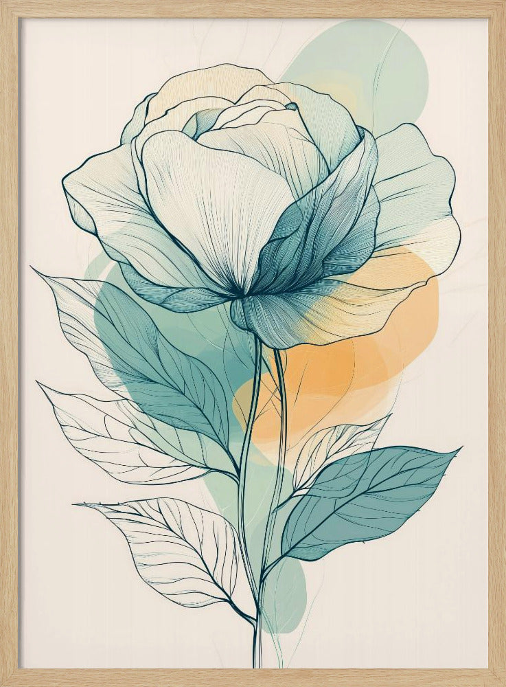 Evergreen Graphic Floral | Poster