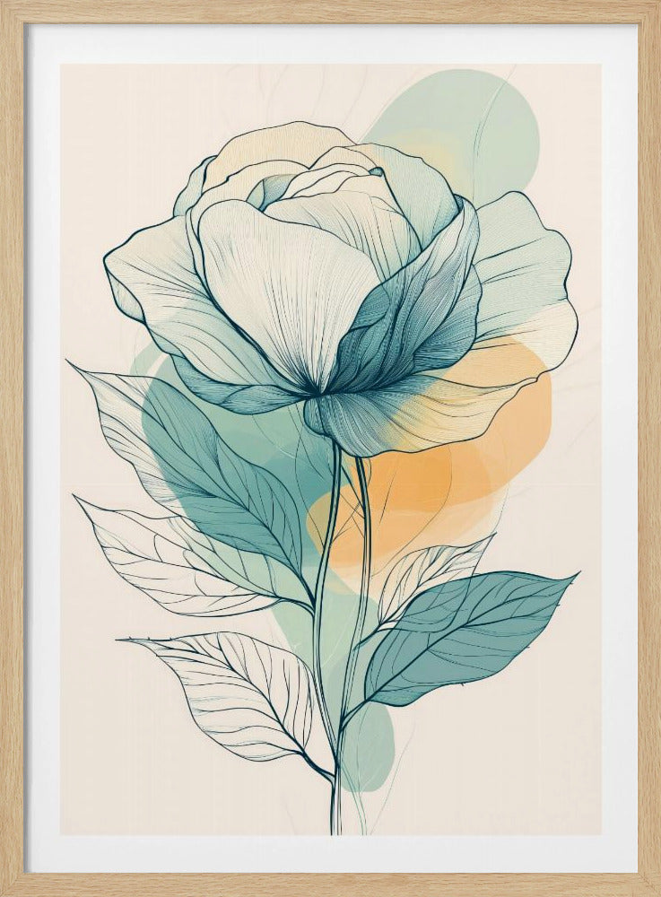 Evergreen Graphic Floral | Poster