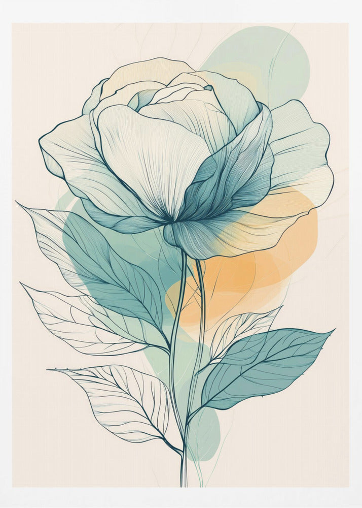 Evergreen Graphic Floral | Poster