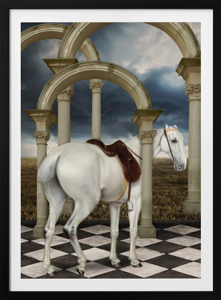 Der graue Jäger einer Dame | Poster