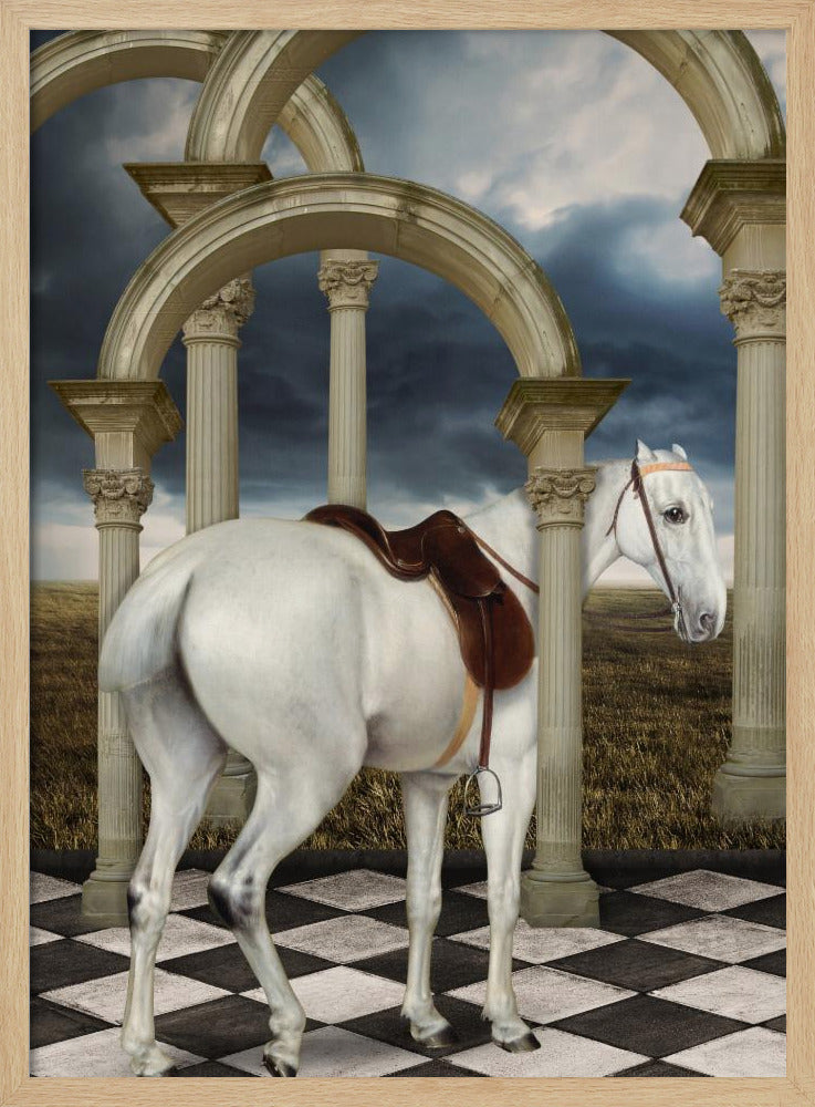 Der graue Jäger einer Dame | Poster