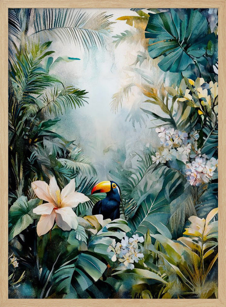 Tropical Vibes Hidden Tropics Toucan (9) | Poster