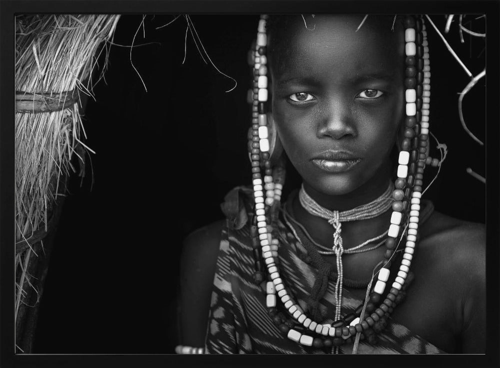 Fille Mursi | Posters - Affiche Artistique