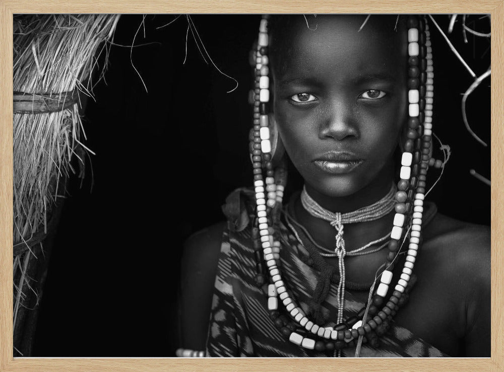 Fille Mursi | Posters - Affiche Artistique