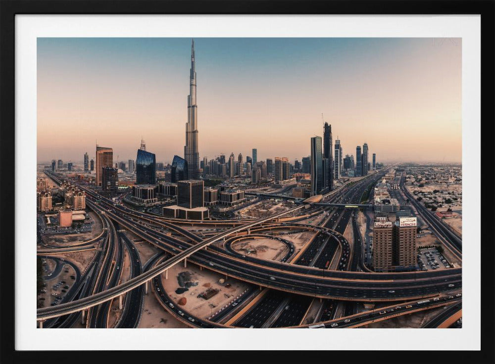 Panorama dello skyline di Dubai | Poster - Stampe d’Arte