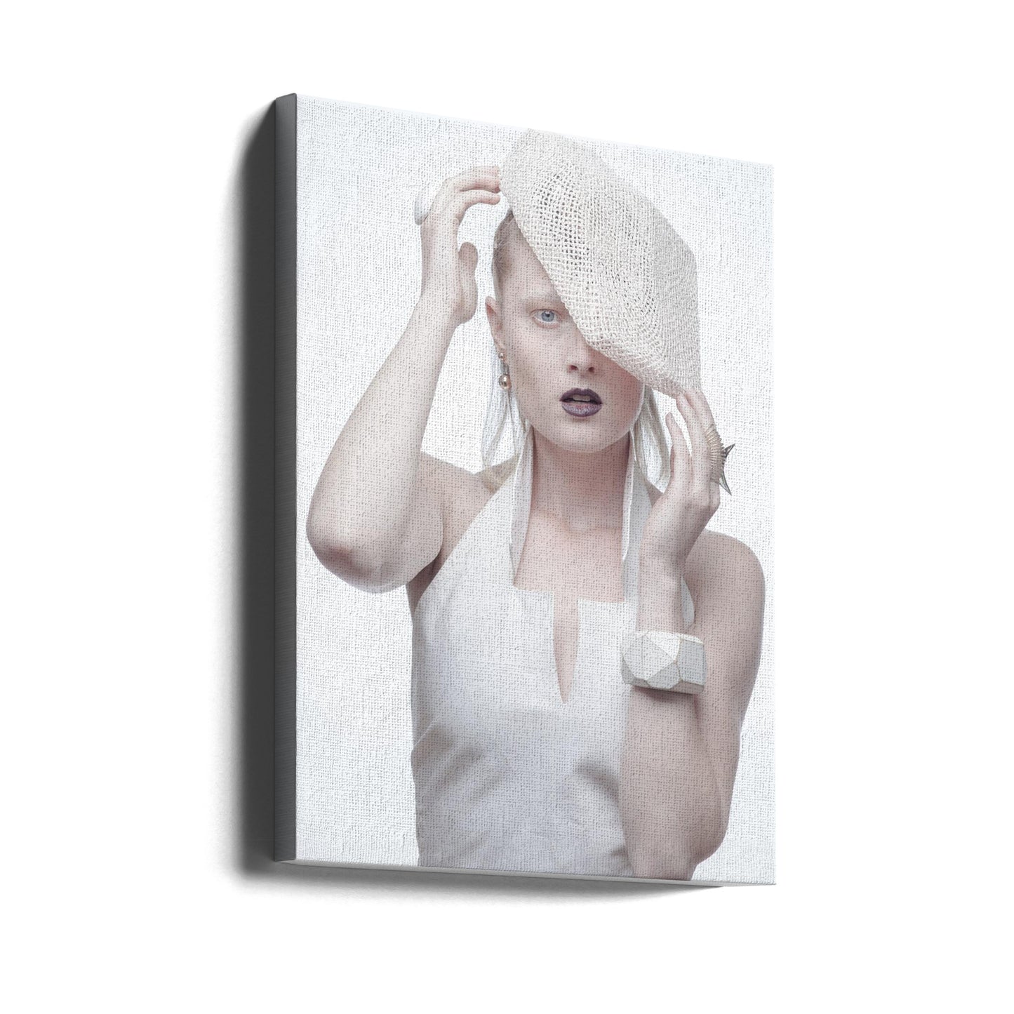 In de witte kamer | Canvasprints
