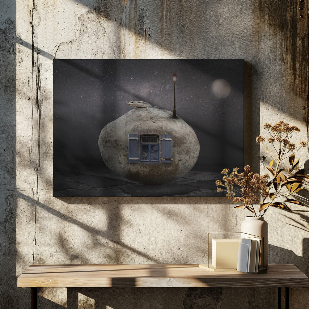 Maison en pierre | Toile