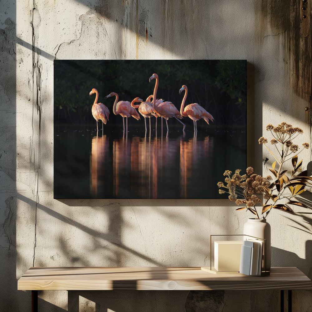 Rosa gryning | Canvas