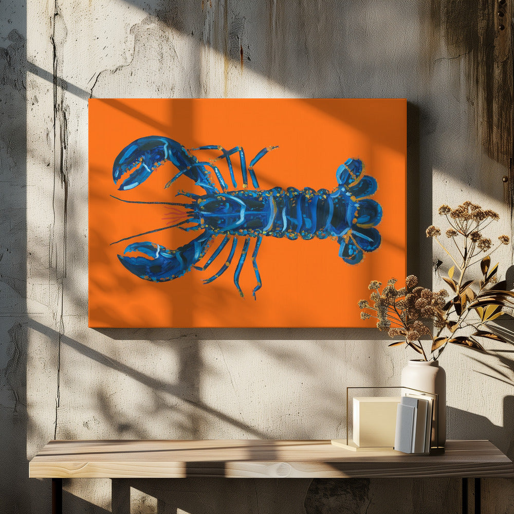 Hummer på apelsin | Canvas