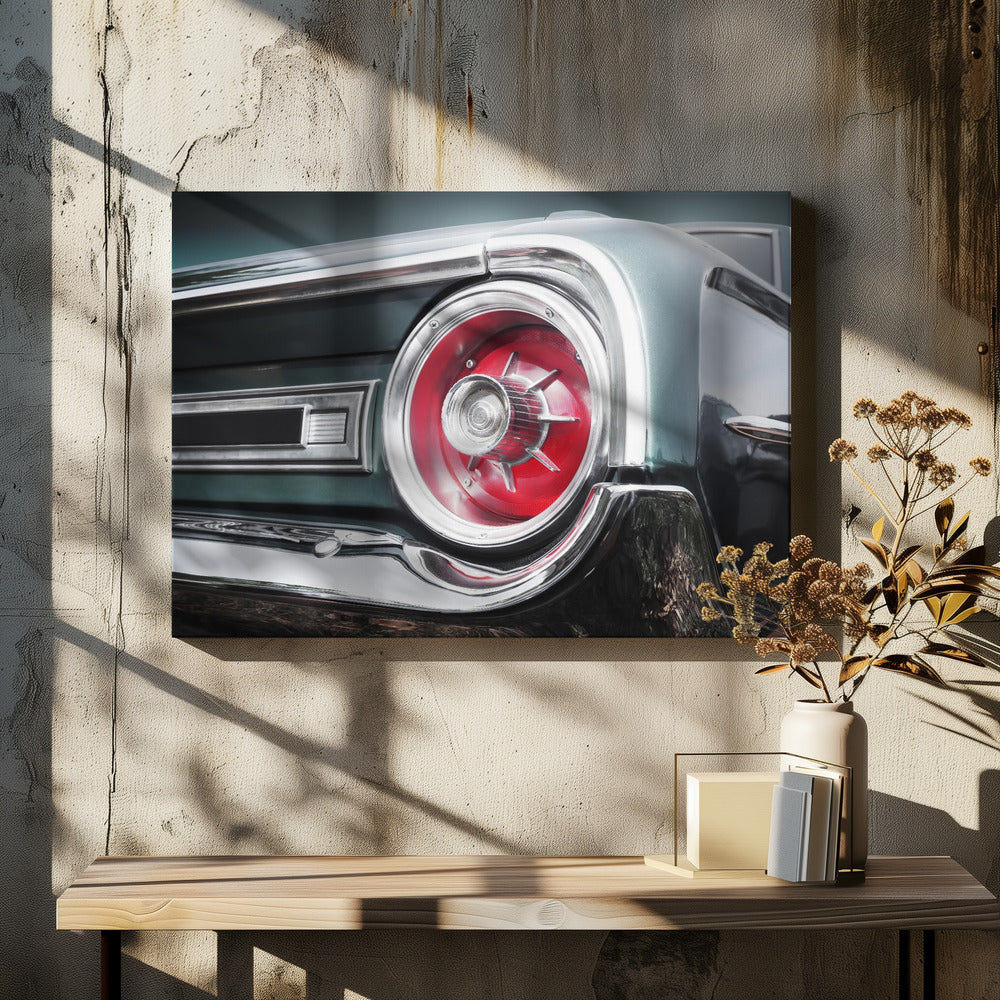 American classic car Galaxie 500 1964 Rear | Canvas
