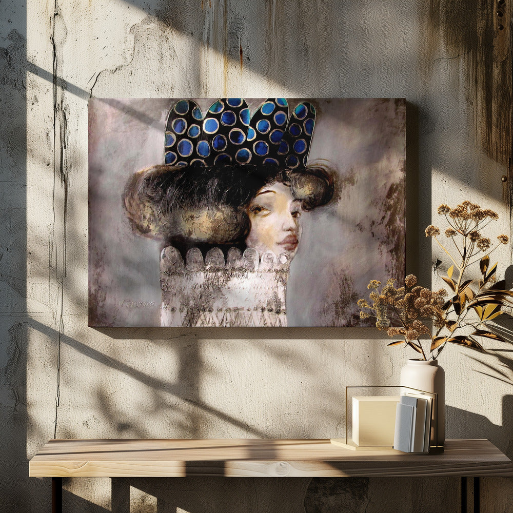 Couronne bleue | Tableaux sur Toile