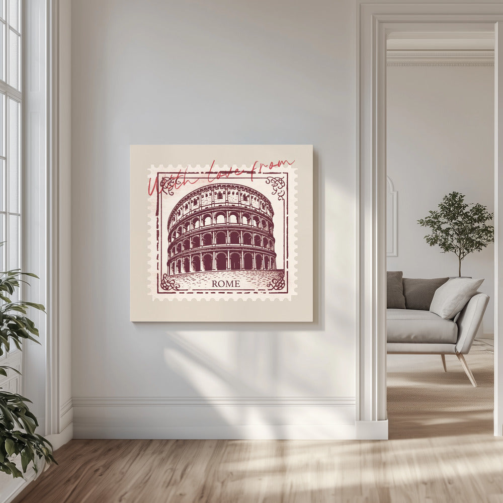 With Love From Rome | Canvas