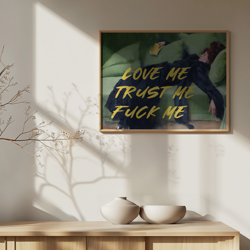 Love Me Trust Me Fuck Me / Yellow Version | Poster