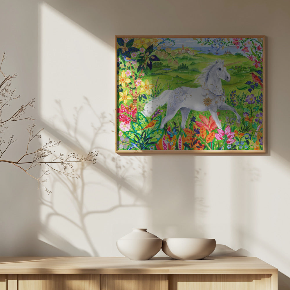 Majestic White Horse | Poster