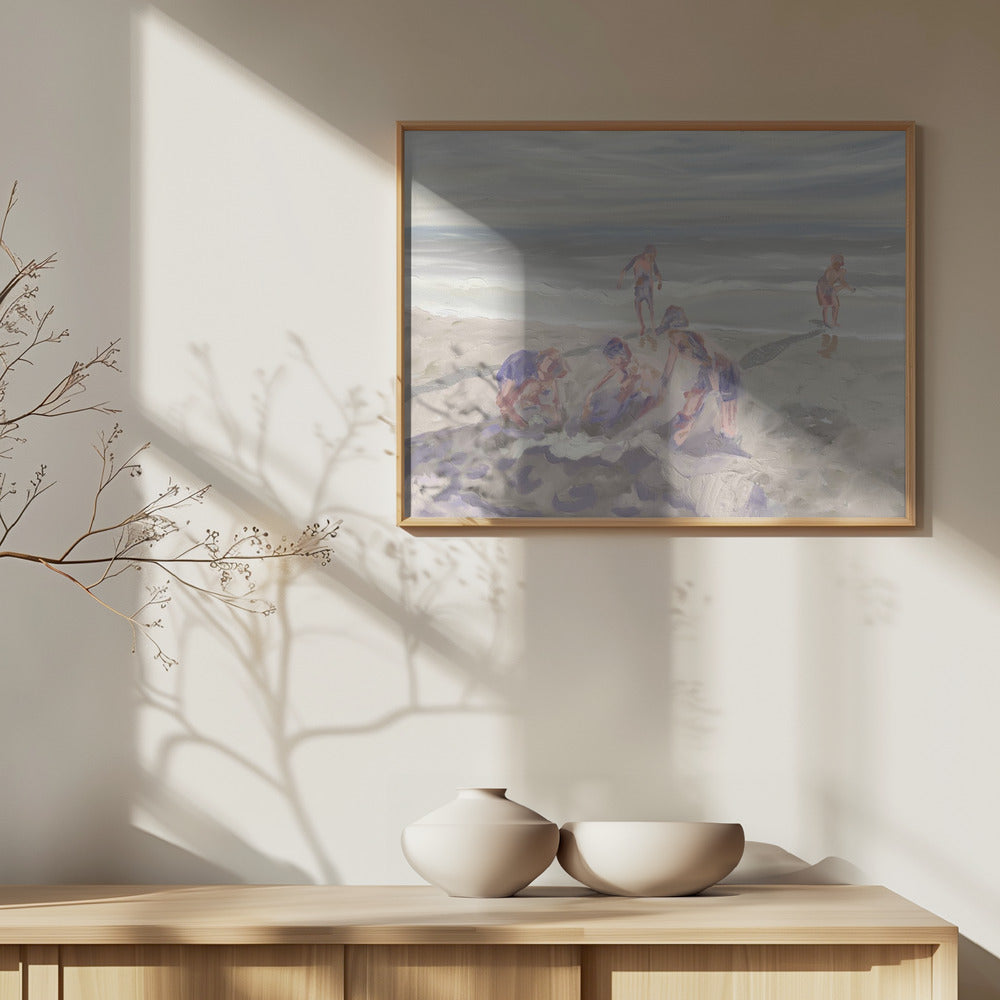 Les cousins ​​à la plage, Hermanus, Afrique du Sud | Affiches