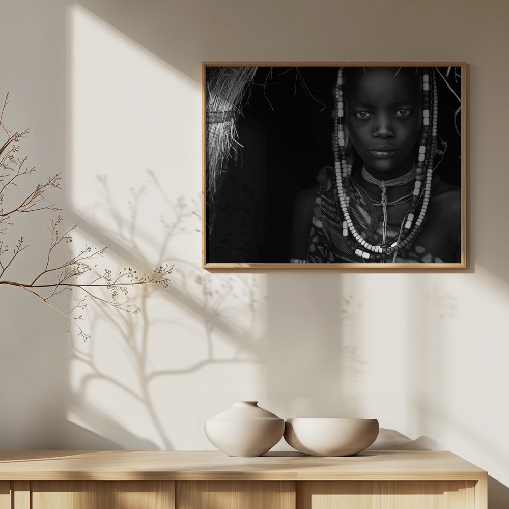 Fille Mursi | Posters - Affiche Artistique