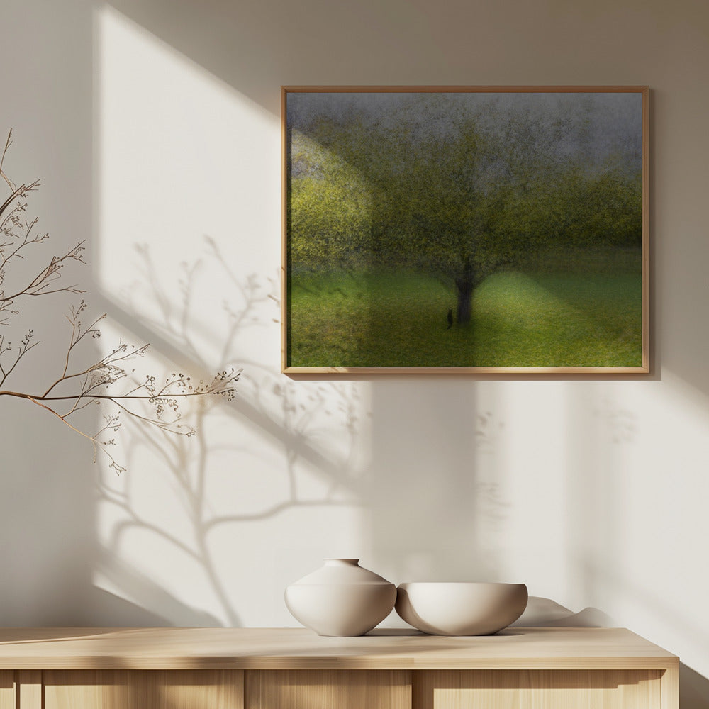 Katten ved treet | Plakater - Kunsttrykk