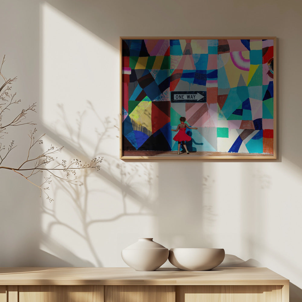 Einbahnstraße | Poster - Kunstdruck