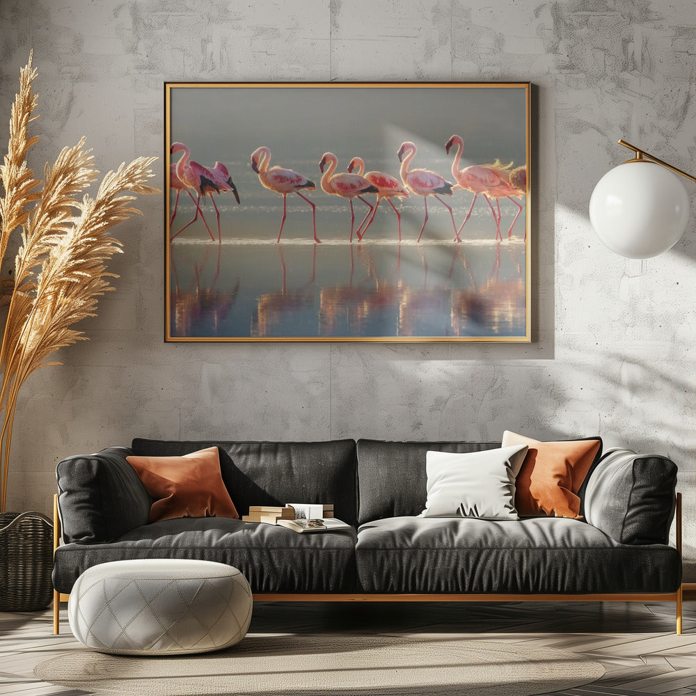 Flamingo | Plakater - Kunsttrykk