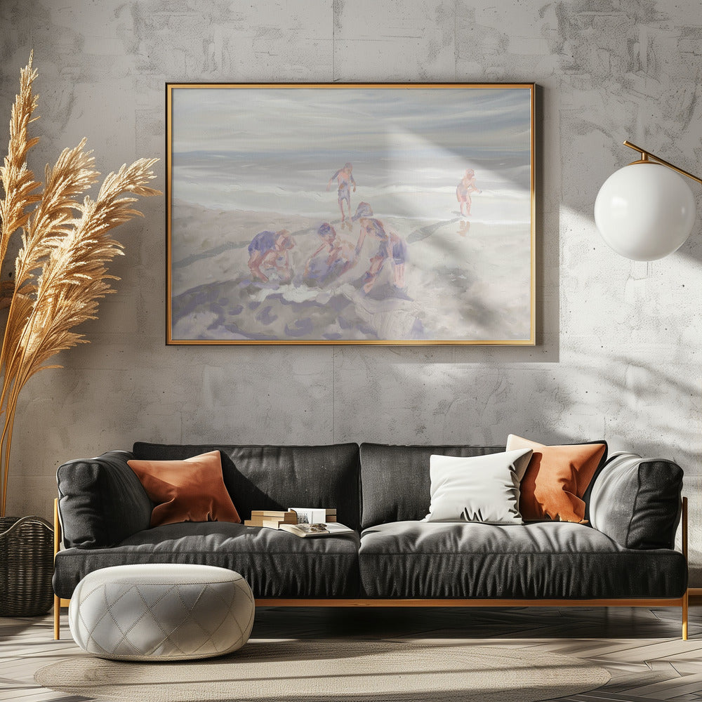 Les cousins ​​à la plage, Hermanus, Afrique du Sud | Affiches