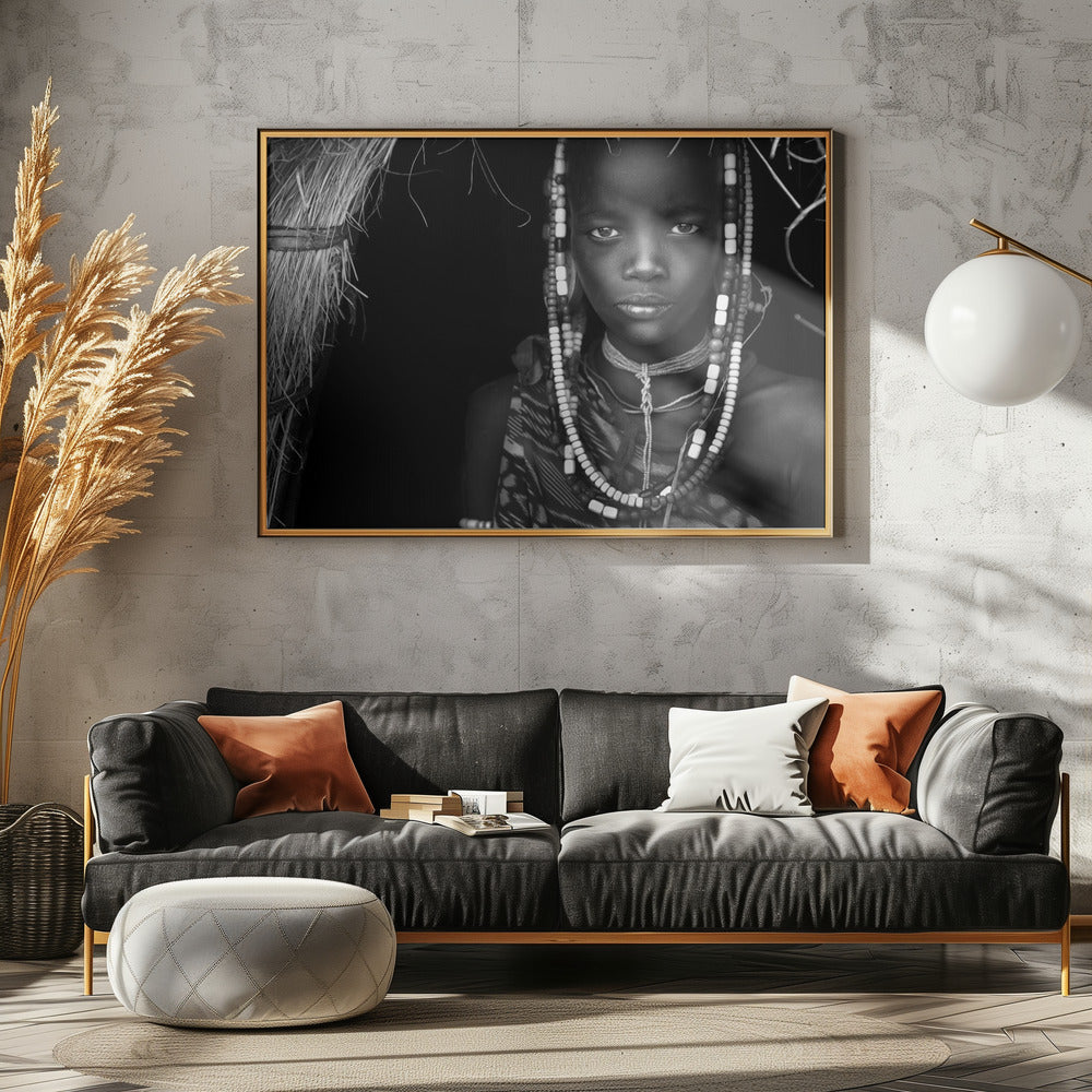 Fille Mursi | Posters - Affiche Artistique