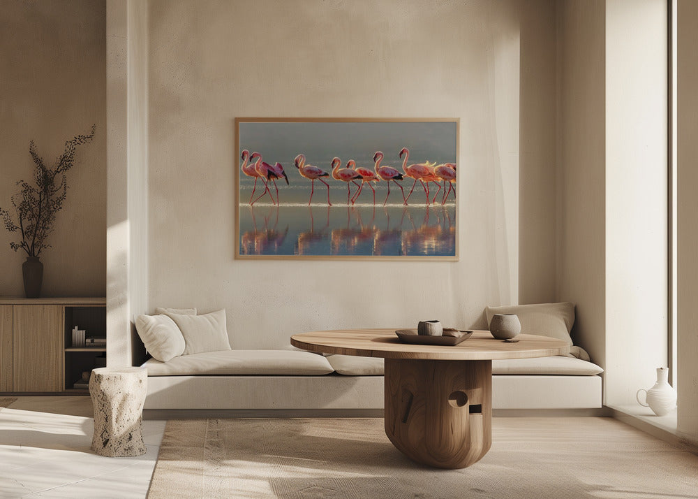 Flamingo | Plakater - Kunsttrykk
