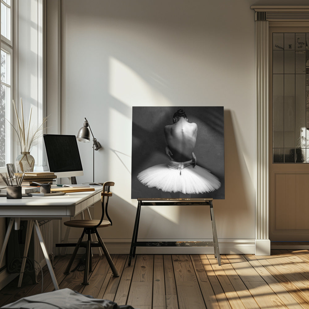 ballerinan selkä 2 | Canvastaulut