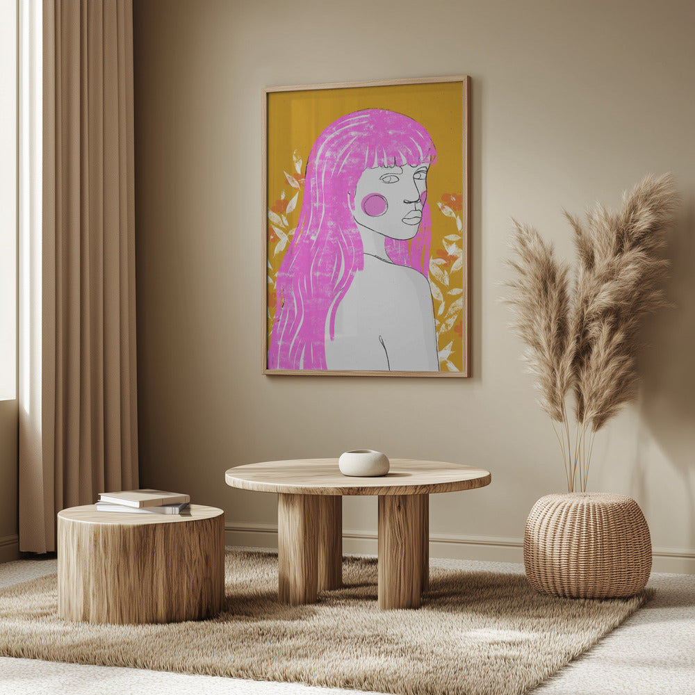Pink Whisper Gaze | Poster