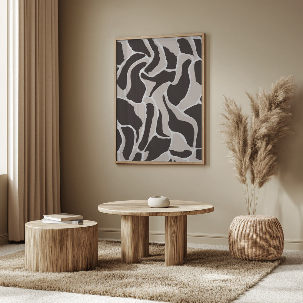 Monochrome Waves | Poster