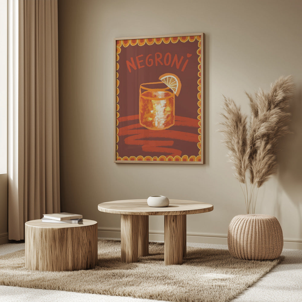 Cocktail Negroni | Poster