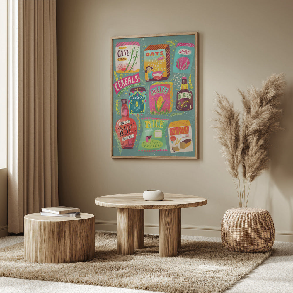 Colorful Cereal Chart | Poster