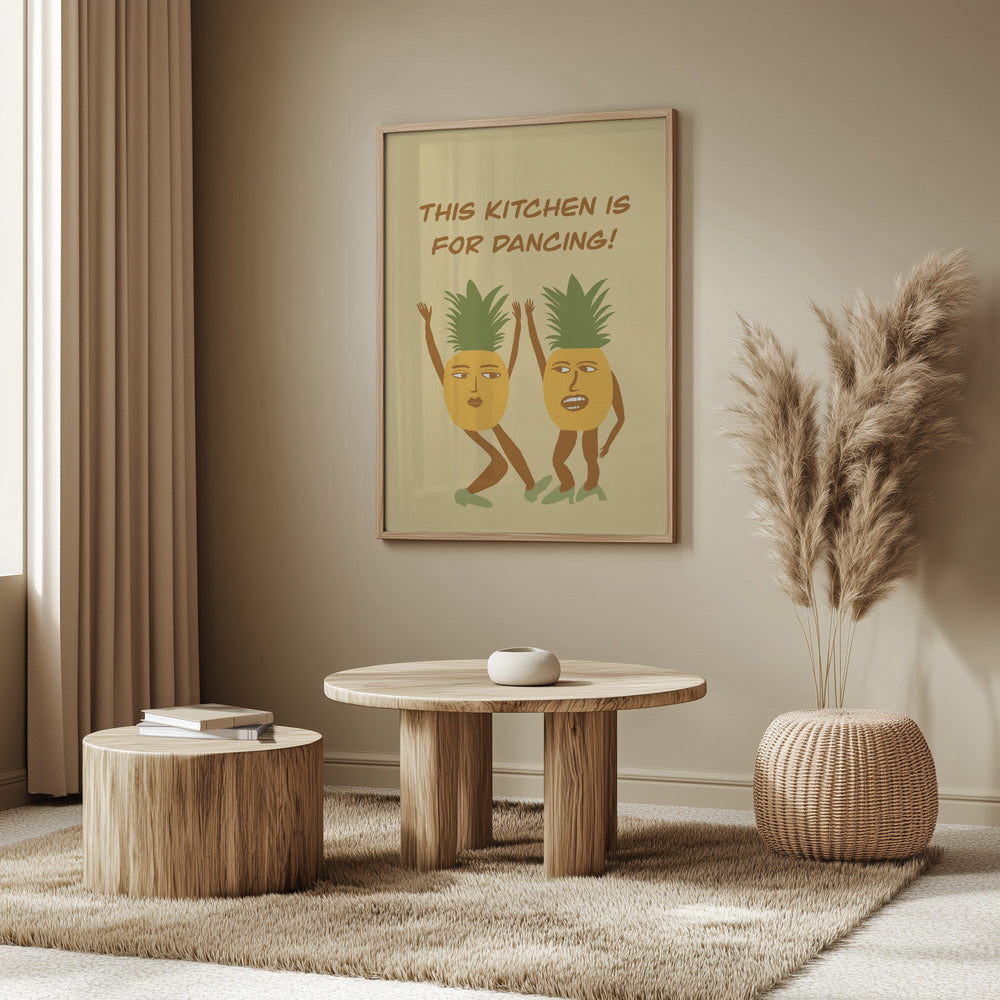 Dancing pineapples | Poster