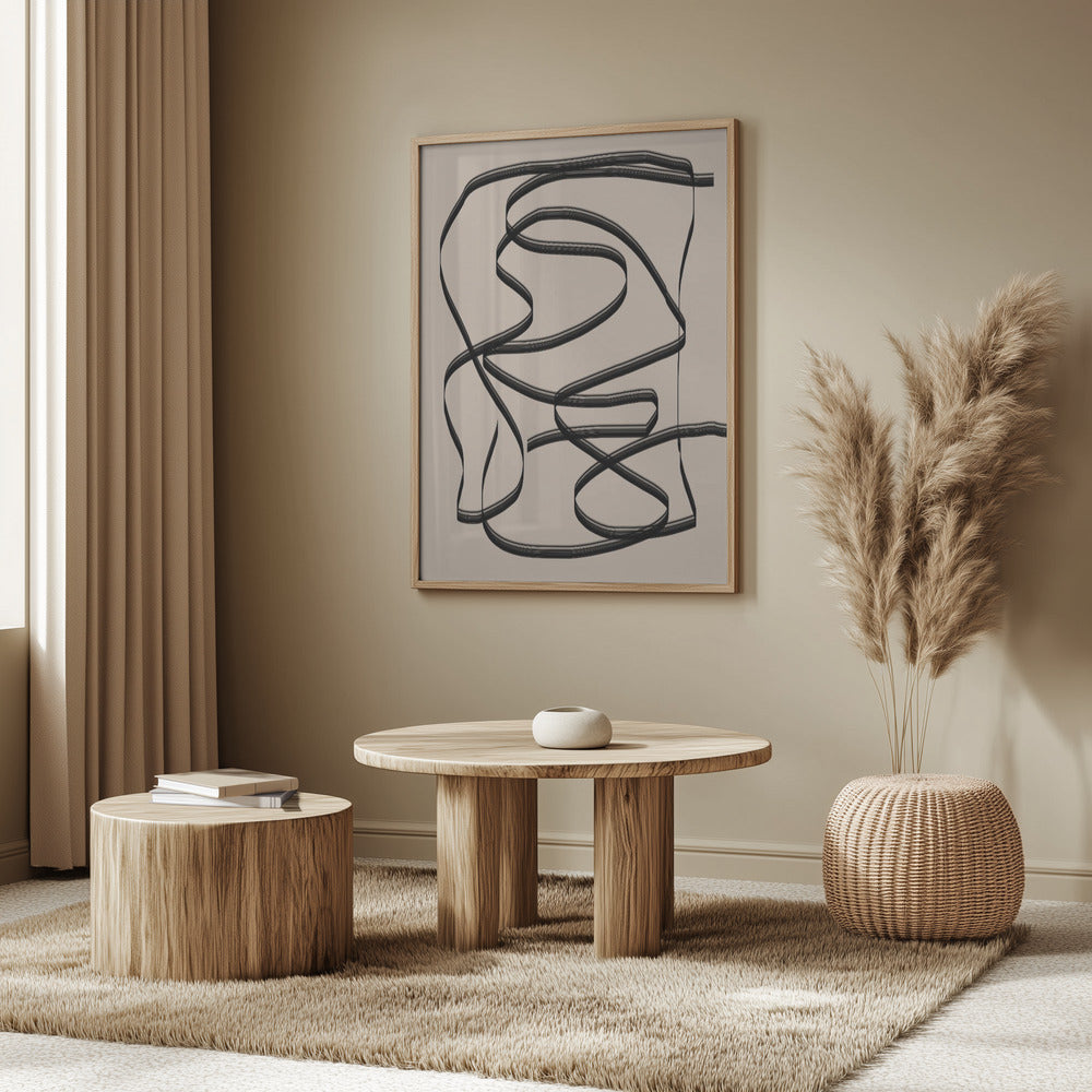 Flowing Lines Maze | Poster