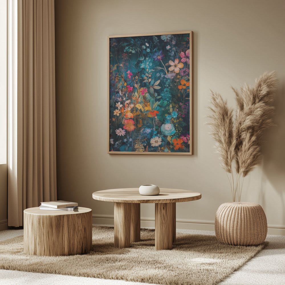 Wildflower Meadow Evergreen Flowers | Poster